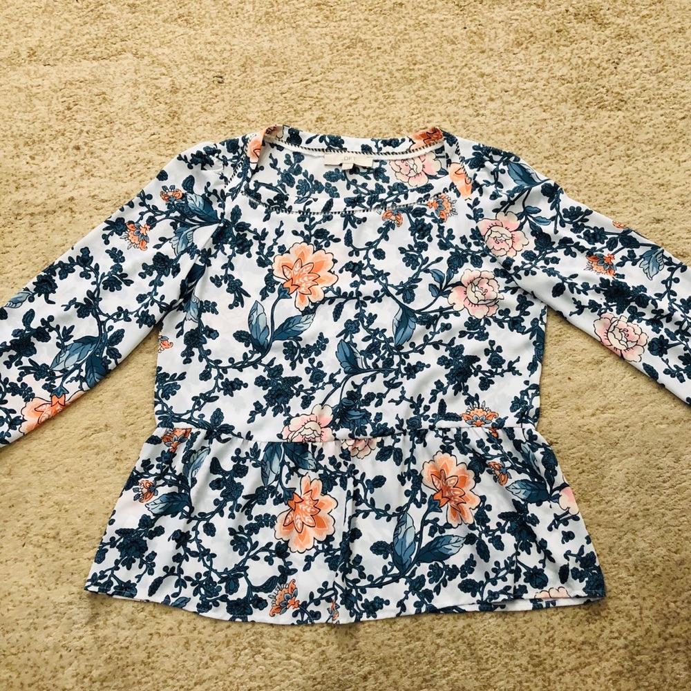 Ann Taylor Loft floral print top